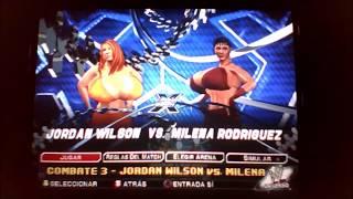 MEGATITS WRESTLING JORDAN WILSON VS MILENA RODRIGUEZ