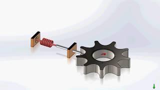 Various types of CAMs and Followers motion animation in Solidworks