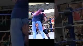 tough fight intergender match#shorts #youtubeshorts #viralshorts #trending #wwe #wrestling #s