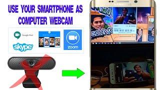 Use Your Phone as Computer WEBCAM for Free and Easy way