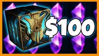 $100 Hextech Chests Opening