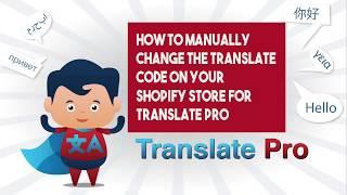 How To Manually Add A Translator On A Shopify Store