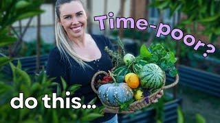 10 Sustainable Gardening Hacks for Time-Poor Gardeners  EASIEST way to Grow your Own Food