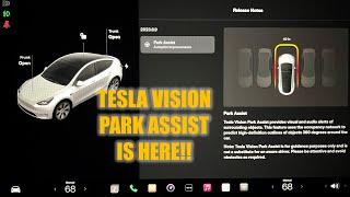 **NEW** Tesla Vision Park Assist is Here!! With Demonstration on Model Y