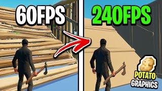 How to Get Potato Graphics in Fortnite! (Max FPS + 0 Delay)