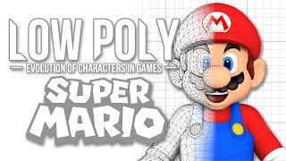 Super Mario - Low Poly (Evolution of Characters in Games) - Episode 1