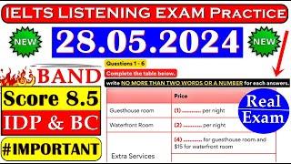 IELTS LISTENING PRACTICE TEST 2024 WITH ANSWERS | 28.05.2024