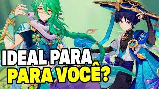 BAIZHU E ANDARILHO OPINIAO BANNER -  GENSHIN IMPACT