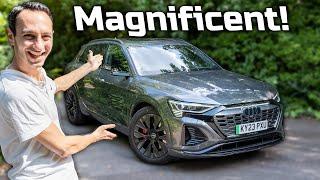 Audi Q8 e-tron review (2025): Bigger Battery = More Range!