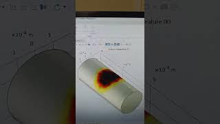 Heat Transfer Simulation in COMSOL Multiphysics #heattransfer #comsol #laser #simulation