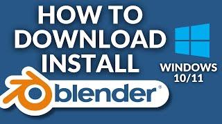 How to Download and Install Blender in Windows 10/11 (2024)