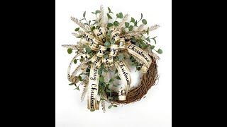 Let's Design a Christmas Floral Wreath!