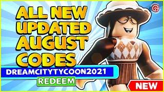 [UPDATE1] Dream City Tycoon! ️ Codes July 2021 | All Roblox Promocodes