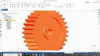 46. spur gear design in solid edge | solid edge tutorial