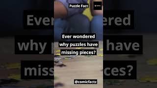 Ever Wondered Why Puzzles Have Missing Pieces? #shorts #facts #puzzle