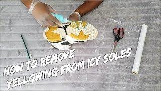 How To Remove Yellowing From Icy Soles