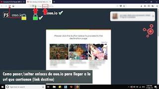 APRENDE A DESCARGAR USANDO ENLACES DE OUO.IO + LLEGAR AL LINK QUE QUIERES + URL DESTINO + Facil