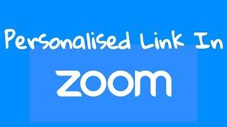 Creating A Permanent Personalised Zoom Meeting URL