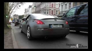 Brutal loud Nissan 350Z hard Revs in Aachen | SupercarsAachen |