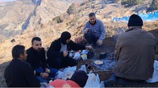 Köyümüzü ziyaret ettik -  Badem diktik   Dağ  Evimiz viran olmuş Köyde Hayat böyle akıp gidiyor