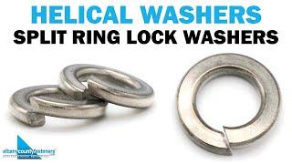 Split Ring Lock Washers - Spring Locking Action | Fasteners 101