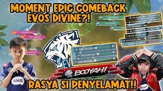 GILAAAA!! EPIC MOMENT PENYELAMATAN RASYA SAMPE COMEBACK + BOOYAH!!