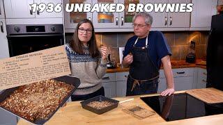 No-Bake Brownies: Easy Recipe from a 1936 Cookbook!