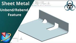 Siemens Unigraphics NX-Sheet Metal || Unbend and Rebend in sheet metal