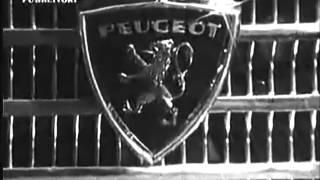 Peugeot 404 commercial, UK 1966, version for black and white television