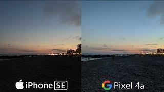 Google Pixel 4a vs iPhone SE | Camera Test