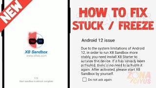 How to Fix X8 Sandbox Stuck on Loading Screen Android 12 | Lag Problem | Black Screen !