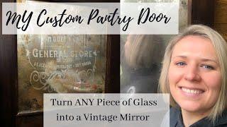 How to Create a Antique Mirror Finish on Glass