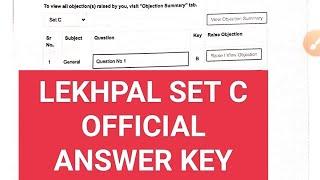 LEKHPAL OFFICIAL ANSWER KEY SET -C