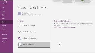 OneNote - How to export a OneNote Notebook