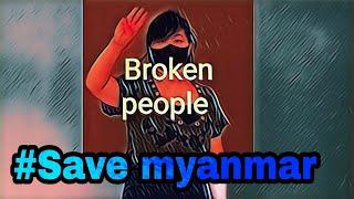 #savemyanmar #standwithmyanmar     Broken people linedance