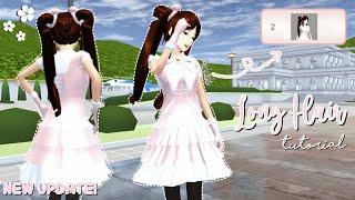 Long Hair Tutorial •Easy Tutorial • Sakura School Simulator • Gweyc Gaming