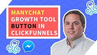 How to add ManyChat Growth Tool Messenger Button in ClickFunnels