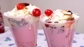 HOW TO MAKE THE BEST FALOODA DESSERT | ROYAL FALOODA | FALOODA RECIPE | FALUDA ICE CREAM RECIPE