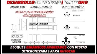 BLOQUES DINAMICOS AVANZADOS DE ARQUITECTURA | TRUCOS AUTOCAD 2D PARTE 1