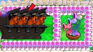 Plants vs Zombies Hack Minigame Zombotany2 Hypno Threepeater Vs Dr ZombossVs Skibidi Toilet