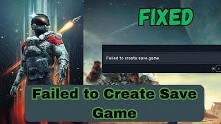 Fix Starfield Failed to Create Save Game 2023 (Easy Fix)