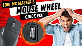 Logitech MX Master 3 WHEEL not working properly! Quick Fix!