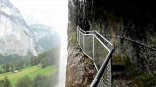 Staubbachfall Lauterbrunnen (297m, Berner Alpen) - Kanton Bern, Schweiz (1)