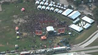 Largest College Tailgate Crowd, Texas A&M vs Alabama Aerials 2013