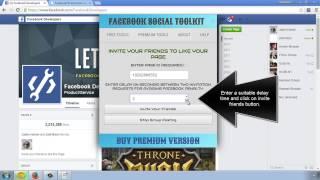 Invite Your Friends To Like Your Page With Facebook Social Toolkit