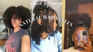 natural hairstyles on black tiktok| #blacktiktok #tiktok