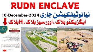 RUDN ENCLAVE | New Notification | Executive Block ,Overseas Block , & H Block New Policy 10-Dec-2024