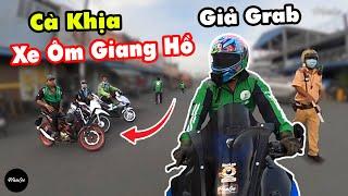 Chơi Lớn CÀ KHỊA Xe Ôm Giang Hồ - Tranh giành địa bàn Grab Bike - HauLee