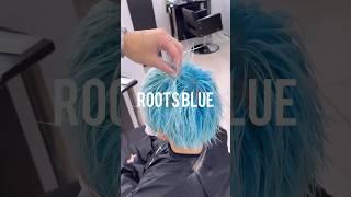 new amazing roots blue hair color for Korean boys #koreanboys #haircolor #youtubeshorts #hai #hair
