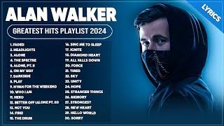 Alan Walker Songs Playlist 2024 | The Best Of Alan Walker | Greatest Hits Full Album 2024 Lyrics